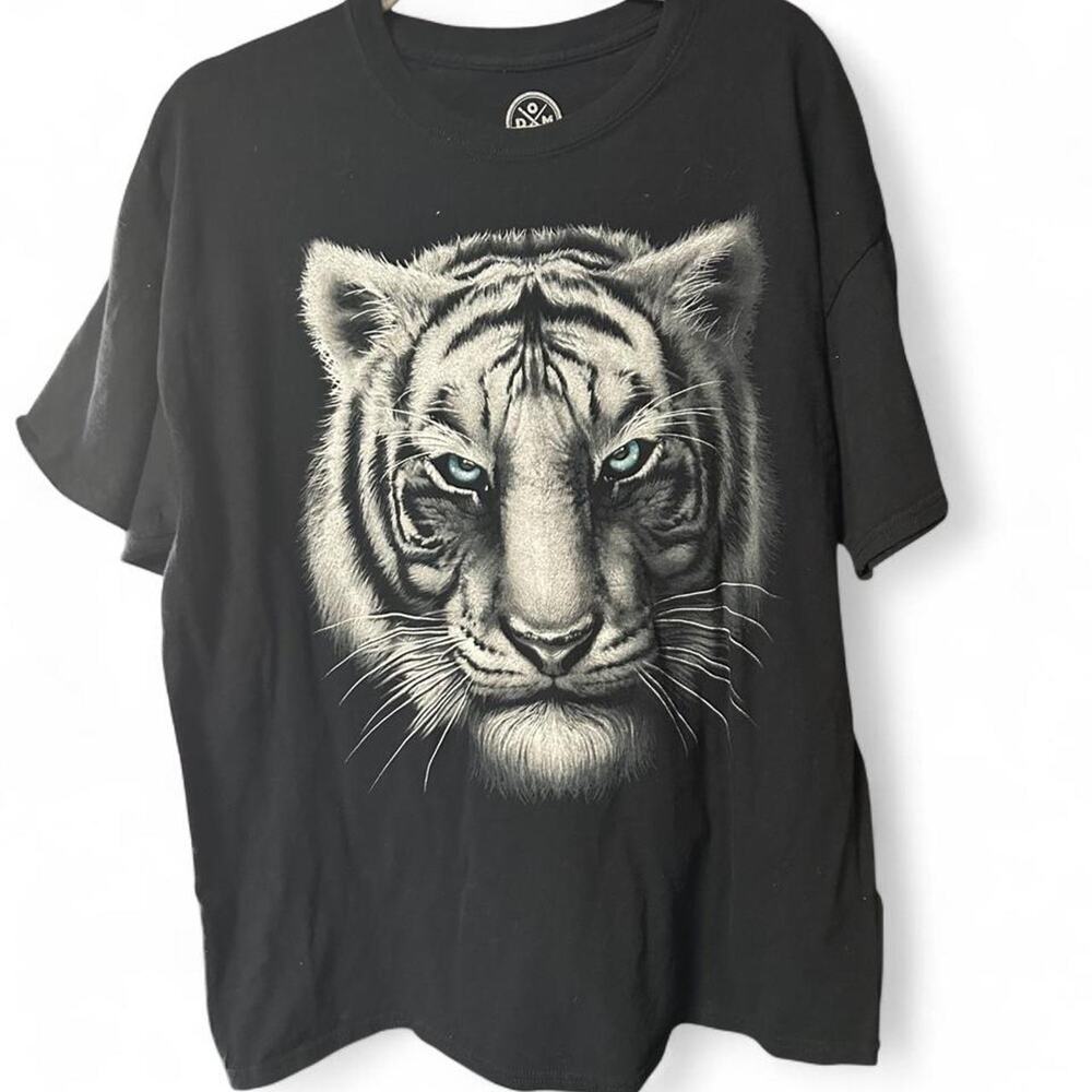 Men’s oversized XL ODM Bengal tiger relaxed tee